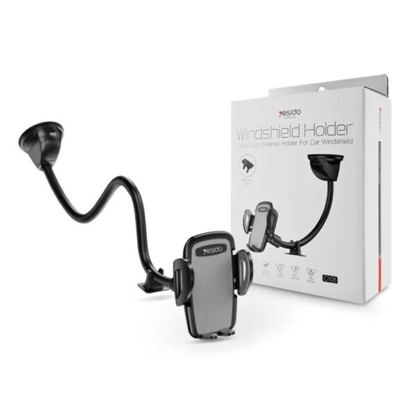 YESIDO C108 Windschutz Scheibe Handy Halterung mit Saugnapf - Image 3
