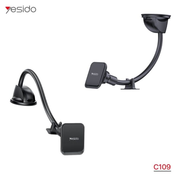 YESIDO C109 Windschutz Scheibe Handy Halterung mit Saugnapf