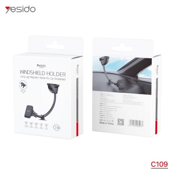 YESIDO C109 Windschutz Scheibe Handy Halterung mit Saugnapf - Image 6