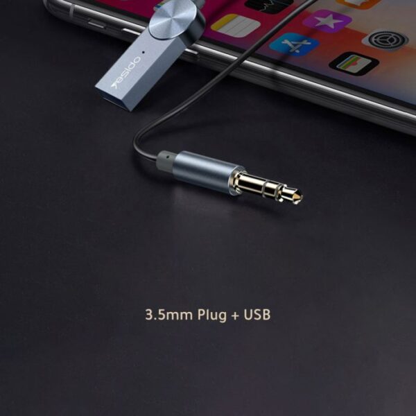 YESIDO YAU24 AUX BLUETOOTH AUDIO CABLE - Image 8