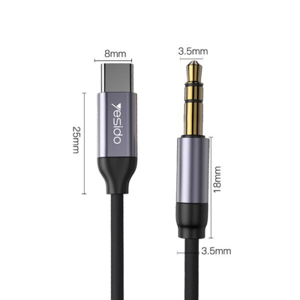 YESIDO YAU20 AUX AUDIO CABLE - Image 2